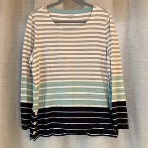 Talbots stripped top